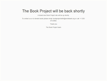 Tablet Screenshot of bookproject-wbfn.org